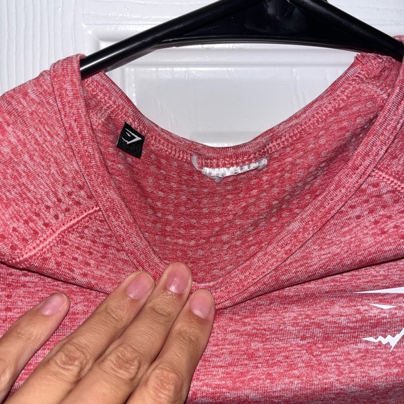 VITAL SEAMLESS 2.0 LONG SLEEVE CROP TOP GYMSHARK - Picture 4 of 8